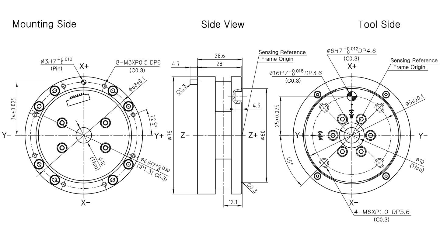 6-Axis Force/Torque Sensors
